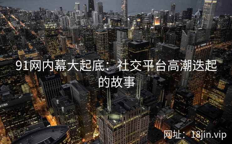 91网内幕大起底：社交平台高潮迭起的故事