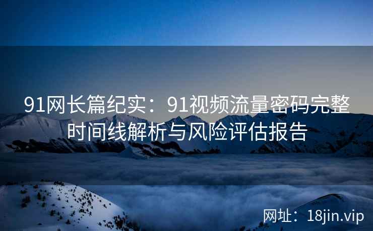91网长篇纪实：91视频流量密码完整时间线解析与风险评估报告