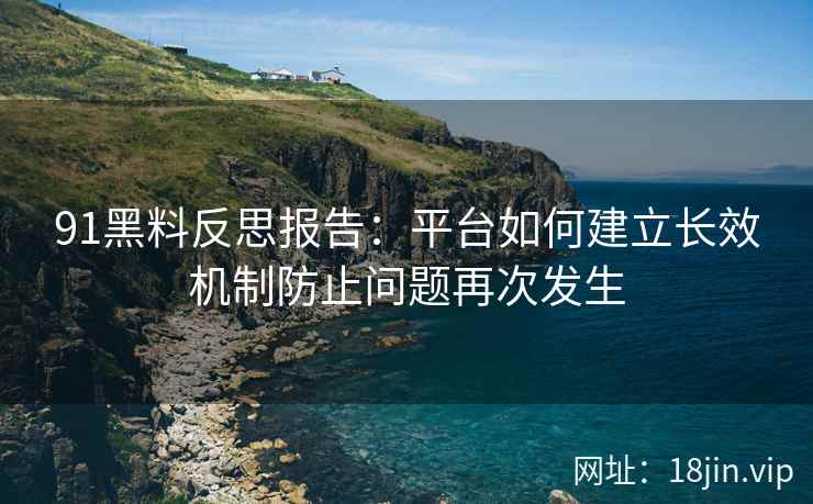 91黑料反思报告：平台如何建立长效机制防止问题再次发生