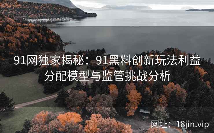 91网独家揭秘：91黑料创新玩法利益分配模型与监管挑战分析